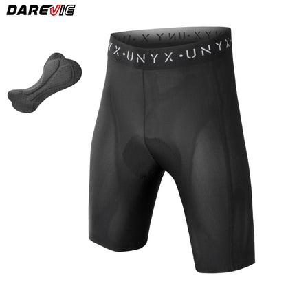 DAREVIE Man's Cycling Underwear MTB Road 80kg/m³ 3D Cut Shockproof Sponge Pad Shorts For Men Anti-Slip Underpant Mens Shorts