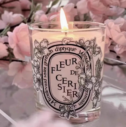 190g Aromatherapy Candle City Limited Edition Pure Natural Plant Essential Oil Scented Candle Cafe Chantilly Christmas Home Gift