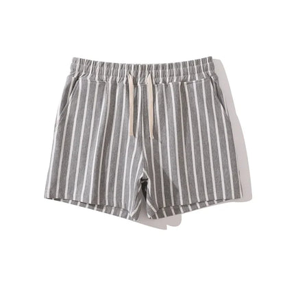 Men Clothing 2026 New Cotton Sports Shorts Men's Quarter Pants Vertical Stripe Couple Pants Fitness Running Casual Mens Shorts