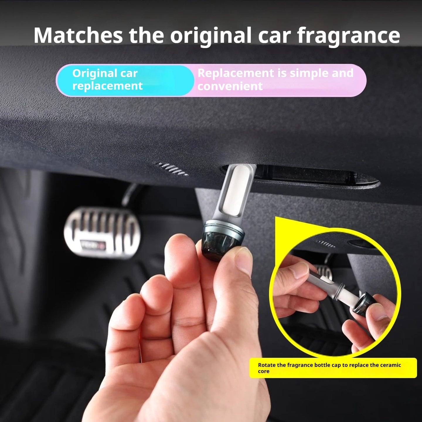 For NIO Firefly Original Car Fragrance Refill Core Vehicle Mounted Aromatherapy Replacement