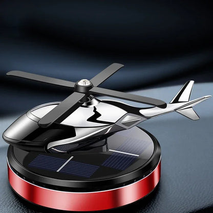 Solar Car Air Freshener Perfume Helicopter Decor Interior Decor Solar Car Rotating Aromatherapy Perfume Accessories