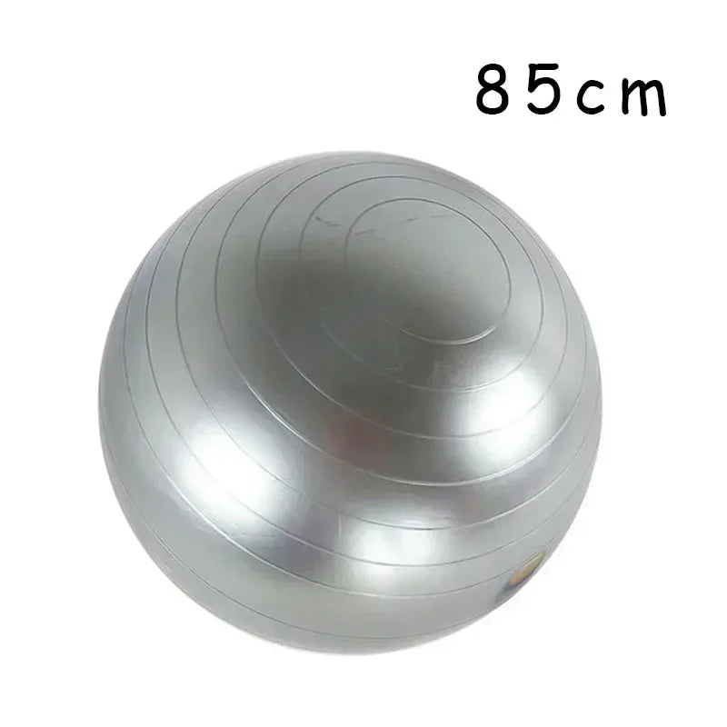 Big Yoga Ball PVC Inflatable Yoga Exercise Ball Thickened Gym Fit Ball Exercise Home Fitness Pilates Sport Balance Ball, 45-85cm