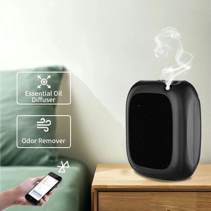 Bluetooth Essential Oils Diffuser Aromatherapy 1500m³ Home Fragrance Auto Flavoring Room Aromatizer Electric Aromatic Oasis