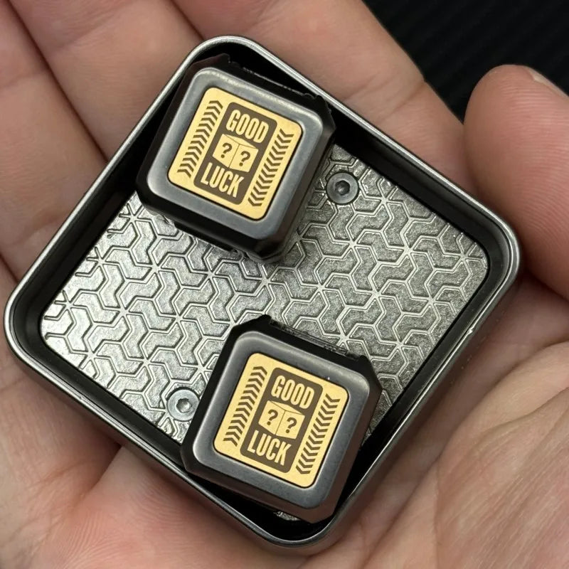 Novel Mysterious Little Box EDC Fidget Toy Stylish Metal Magnetic Push Decompression Toy ADHD Stress Relief Relaxation Toys