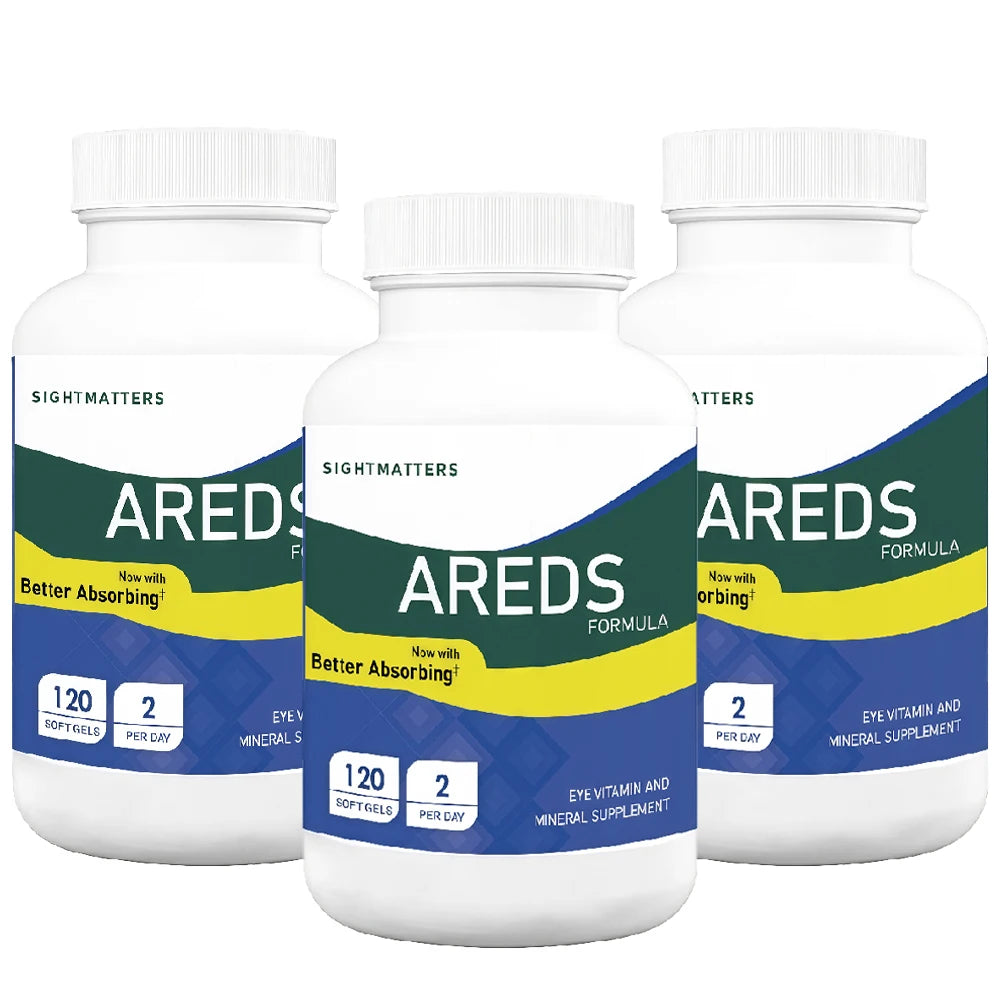ARED Eye Vitamins for Macular Health, Lutein and Zeaxanthin Supplement with Vitamin C E Zinc Copper for Vision & Ocular Support