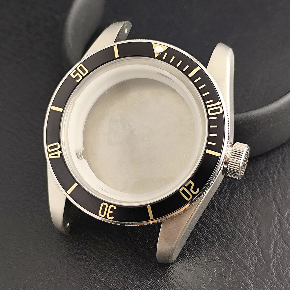 41mm Men's M8215 Watch Accessories Stainless Steel High Quality Case Sapphire Glass Suitable For M8215 Movement 31mm Dial