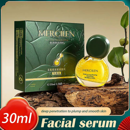 30ml Facial Supplements Skin Active Anti Aging Multi Premium Smoothing Bubble Oil Essence Elastic Delicate Face Serum Skincare