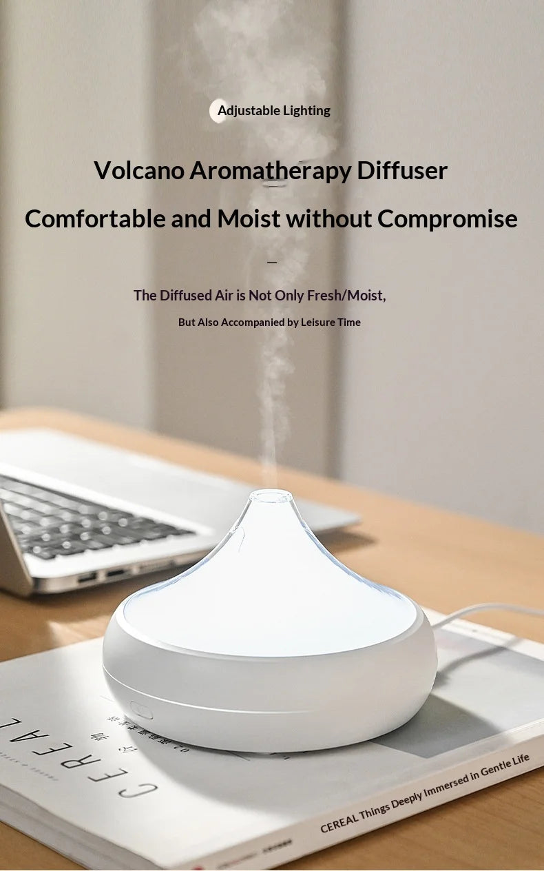 Smart Aromatherapy Diffuser USB Humidifier Desktop Air Purifier Aroma Cool Mist Difusor Essential Oil Set Household