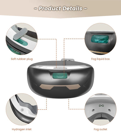 Hydrogen Eye Therapy 4 Modes Eye Massager with Heat and Cooling for Eye Relaxation, Father's Day/Birthday Gifts for Mom/Dad