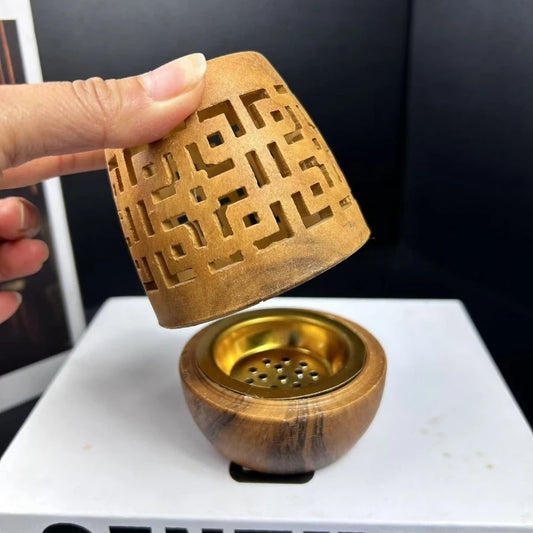 Middle Eastern Aromatherapy Furnace Hollow Shape Incense Burner European Desktop Living Room Decoration Creative Arabic