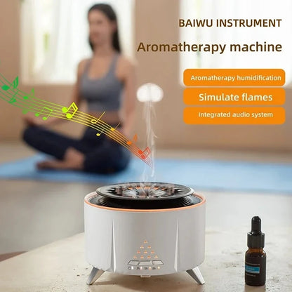 Jellyfish Spray Essential Oil Diffuser Flame Air Humidifier 350ml Aromatherapy Diffuser IsSuitable for Home Bedroom Dropshipping