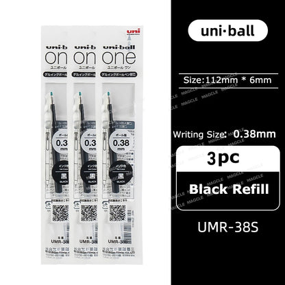 New Uniball Gel Ink Pen 0.5/0.38mm Multiple Colors Rod Smudge-Proof Fine Writing Without Fatigue Notes Journaling Drawing Tools