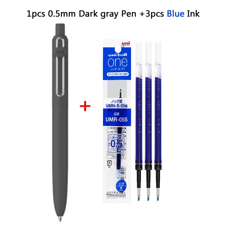 New Uniball Gel Ink Pen 0.5/0.38mm Multiple Colors Rod Smudge-Proof Fine Writing Without Fatigue Notes Journaling Drawing Tools