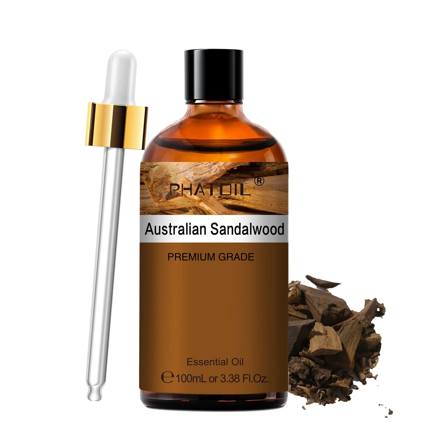 PHATOIL 100ml Aromatherapy Essential Oil-Lavender Rose Vanilla Eucalyptus Sandalwood Pine Needles for Diffuser,Candle Making