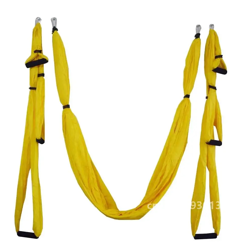 Aerial Yoga Swing with Extension Straps Antigravity Yoga Hammock Aerial Trapeze Sling  Inversion Tool for Home Gym Fitness
