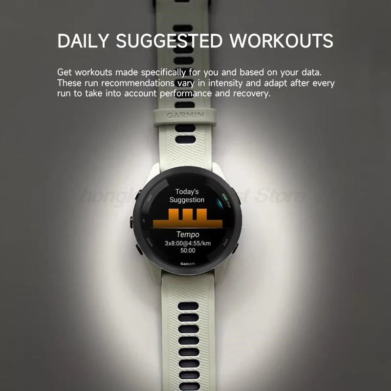 Garmin Forerunner 265 Outdoor GPS Running Smartwatch Fitness Marathon Swimming Advanced Training Fitness Tracker 13 Days Battery