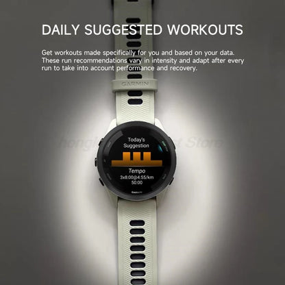 Garmin Forerunner 265 Outdoor GPS Running Smartwatch Fitness Marathon Swimming Advanced Training Fitness Tracker 13 Days Battery