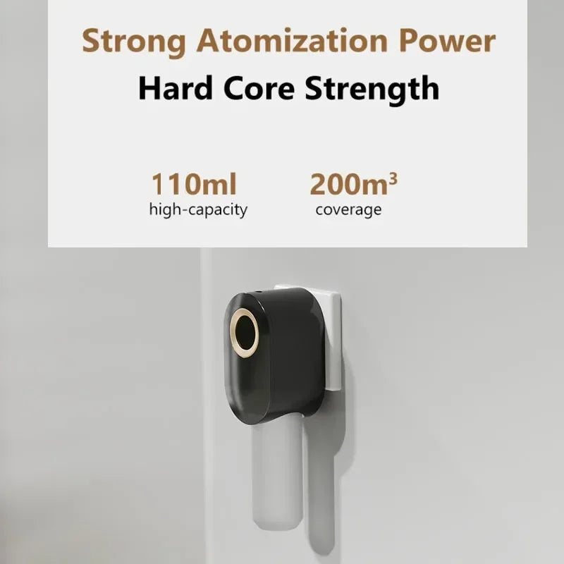 Flavoring Diffuser Aromatherapy Waterless Plug Wall Fragrance Diffuser Bluetooth Control 110ml Scent Machine For Home Office