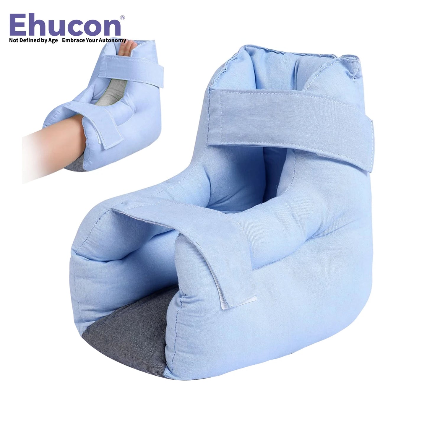 Ehucon Pressure Relief Heel Protector Pillow Prevent Bedsore Cushion Foot Care Pain Healing for Ankle Injuried People