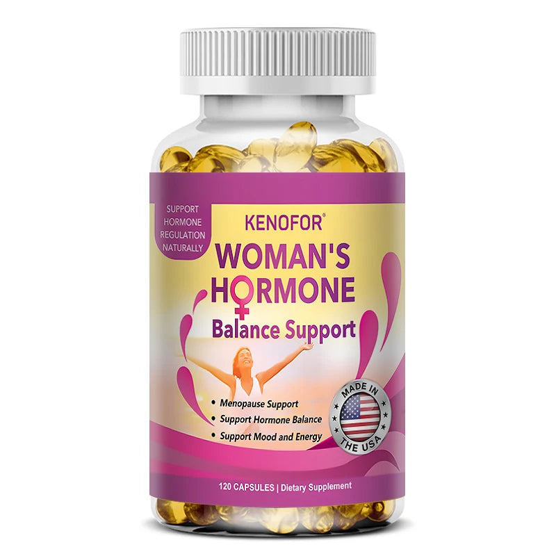 Women’s Menopause Support Supplement, Enhancing Hot Flashes, Night Sweats, Mood Swings & Fatigue, Supports Daily Wellness