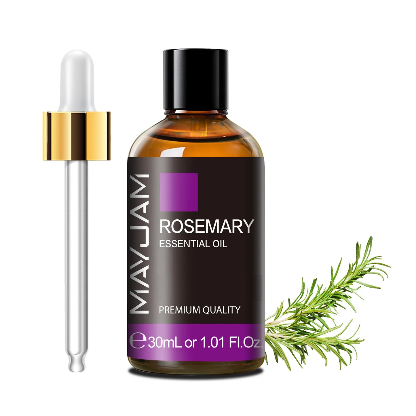 MAYJAM Aromatherapy Essential Oil 30ml Chamomile Lavender Mint Turmeric Lemon Eucalyptus Juniper Basil Fragrance for Diffuser