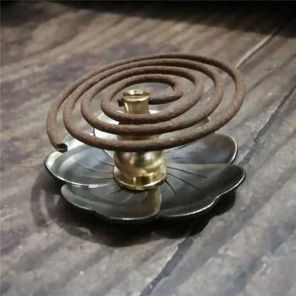 New Cones Censer Sandalwood Coil Base Copper Incense Holder Incense Sticks Burner Home Decoration Mini Accessories