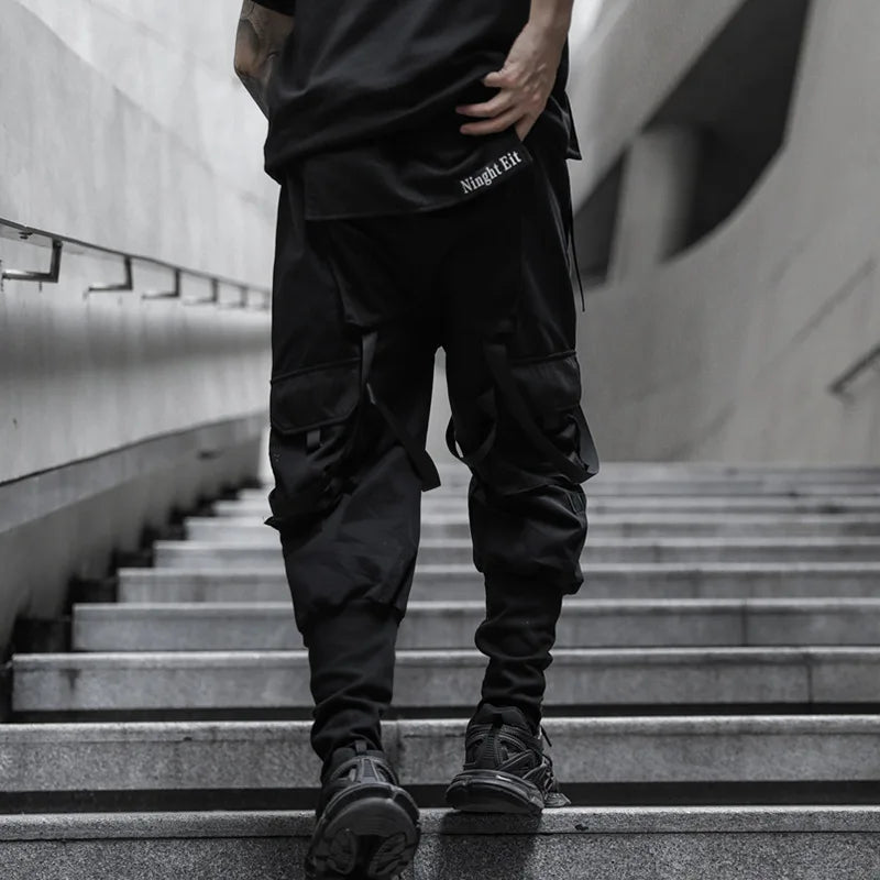 HKSH Spring New Men's Dark China-Chic Version Leggings Trend Ins Casual Overalls Safari Style Chic Ins Cotton Cargo Pants HK4992