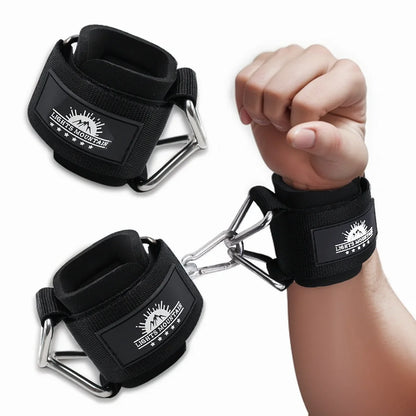 Wrist straps for Resistance band workout Cable Machines Neoprene Padded Wrist Cuffs Gym Home Fitness Equipment 1Pair