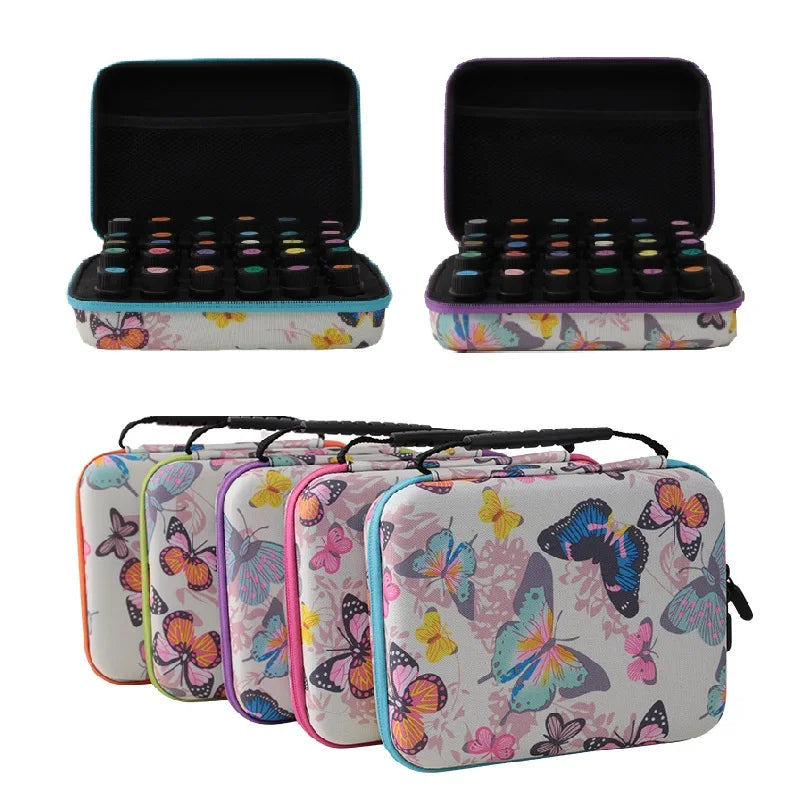 Essential Oil Storage Case for DoTERRA 30 Slots 5ML 10ML 15ML Essential Oil Storage Bag Aromatherapy Perfume Hanging Organizer