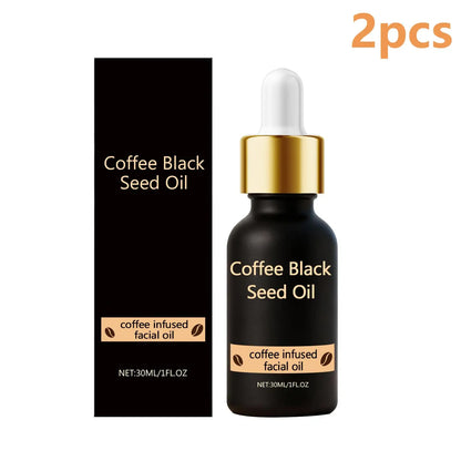 Coffee Black Seed Oil Deep Hydration Face Rejuvenation Soft Smooth Skin Barrier Repair Improve Dryness Anti-Wrinkle Facial Oil