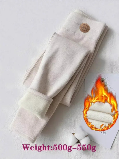 Winter Women Leggings Cotton Velvet Fleece Tight Pants Female Legging High Waist Thermal Stretch Thick Warm Leggings for Women