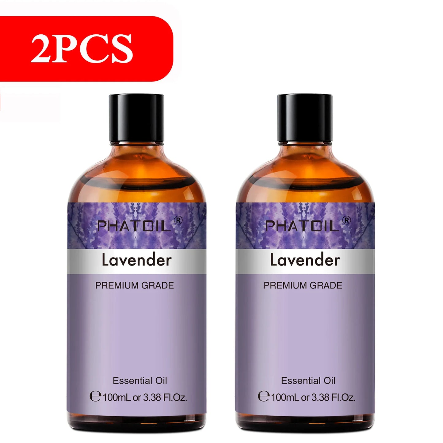 PHATOIL 100ml Aromatherapy Essential Oil-Lavender Rose Vanilla Eucalyptus Sandalwood Pine Needles for Diffuser,Candle Making