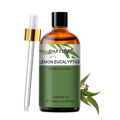 PHATOIL 100ml Aromatherapy Essential Oil-Lavender Rose Vanilla Eucalyptus Sandalwood Pine Needles for Diffuser,Candle Making
