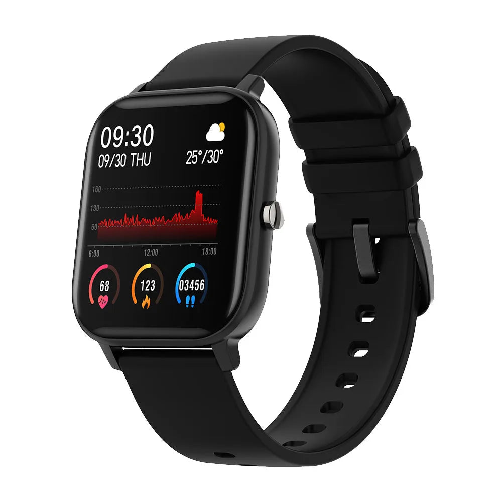 P8 Smart Watch Men Women Heart Rate Blood Pressure Monitor Bluetooth Connect Smartwatch Fitness for Android Sport Watch Smart
