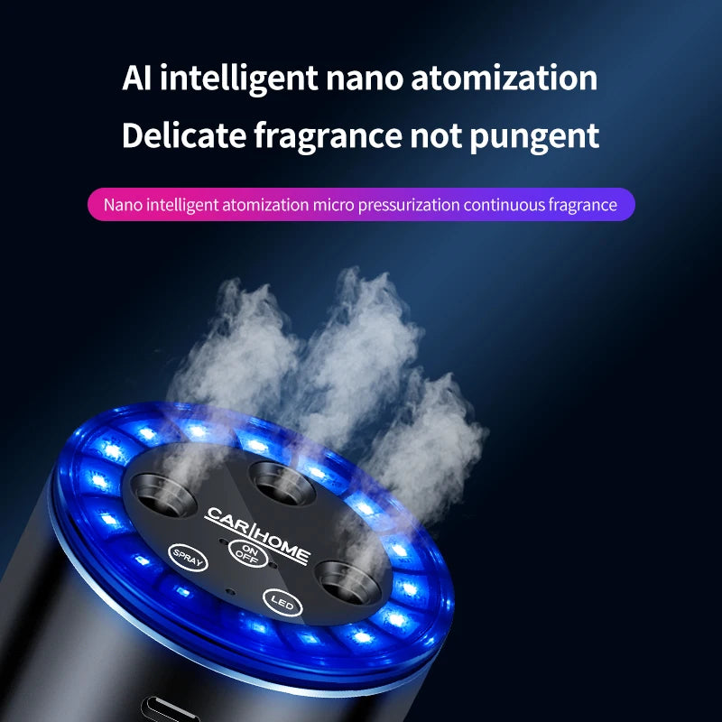 Car Electric Air Diffuser Aroma Compact Car Diffuser for Long-Lasting Aromatherapy Car Air Freshener For Removing Odors