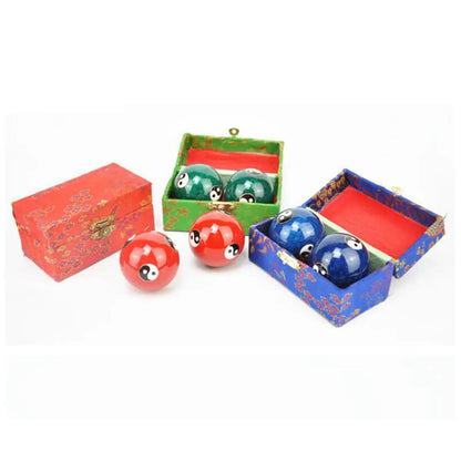 2piece Chinese Health Balls Relieve Fatigue And Promote Well-being Relaxation Baoding Balls