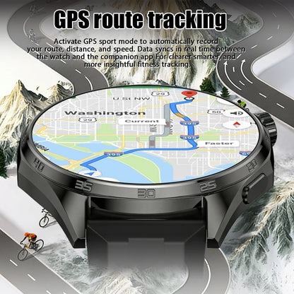 2026 New Watch 6 PRO Bluetooth Call Smart Watches Men GPS Tracking Sports Fitness IP68 Waterproof 1.53inch AMOLED Smartwatch