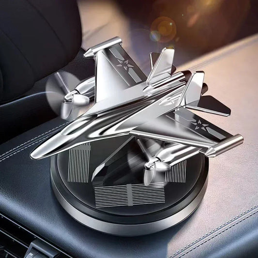 Solar car air freshener  aircraft rotating aromatherapy perfume car long lasting fragrance car interior decoration Accessories