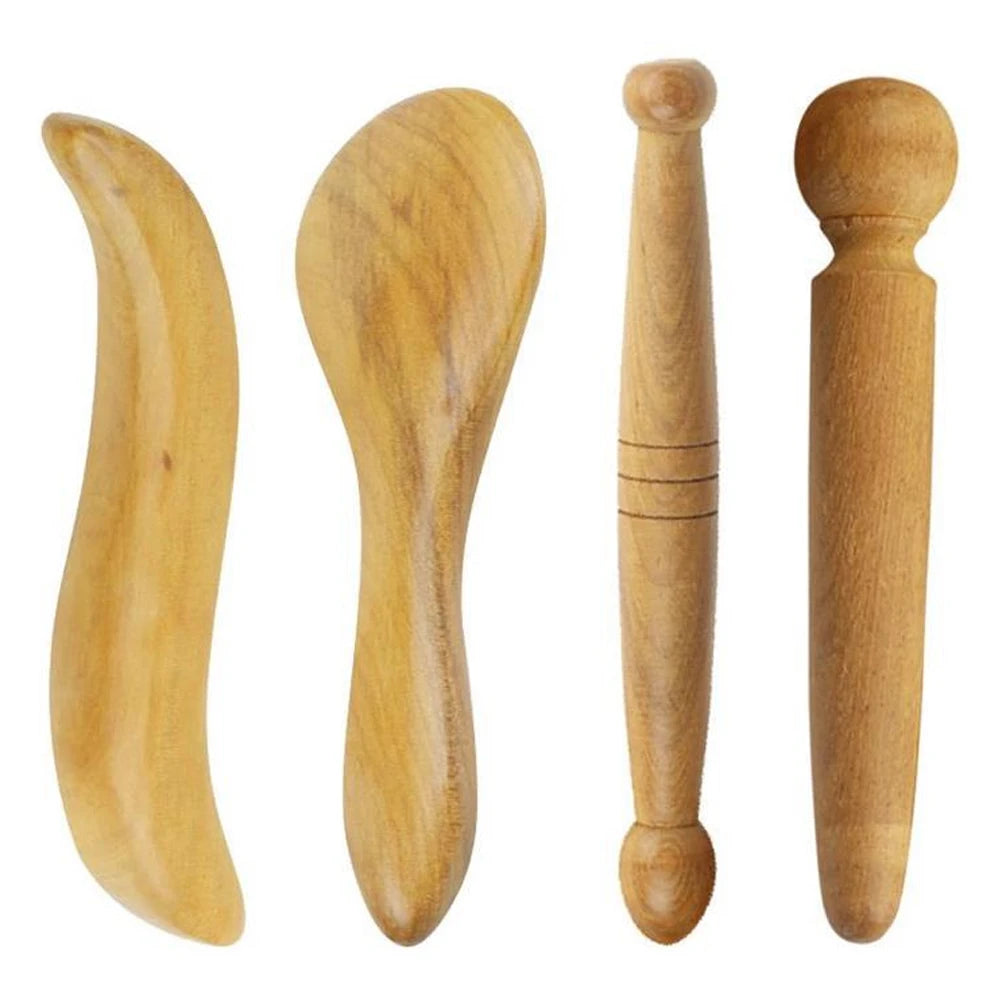 1Unit Wooden Foot Massager Plantar Gua Sha Plate Wood Scraper for Neck Back Body Guasha Meridian Massage Relaxation Health Care