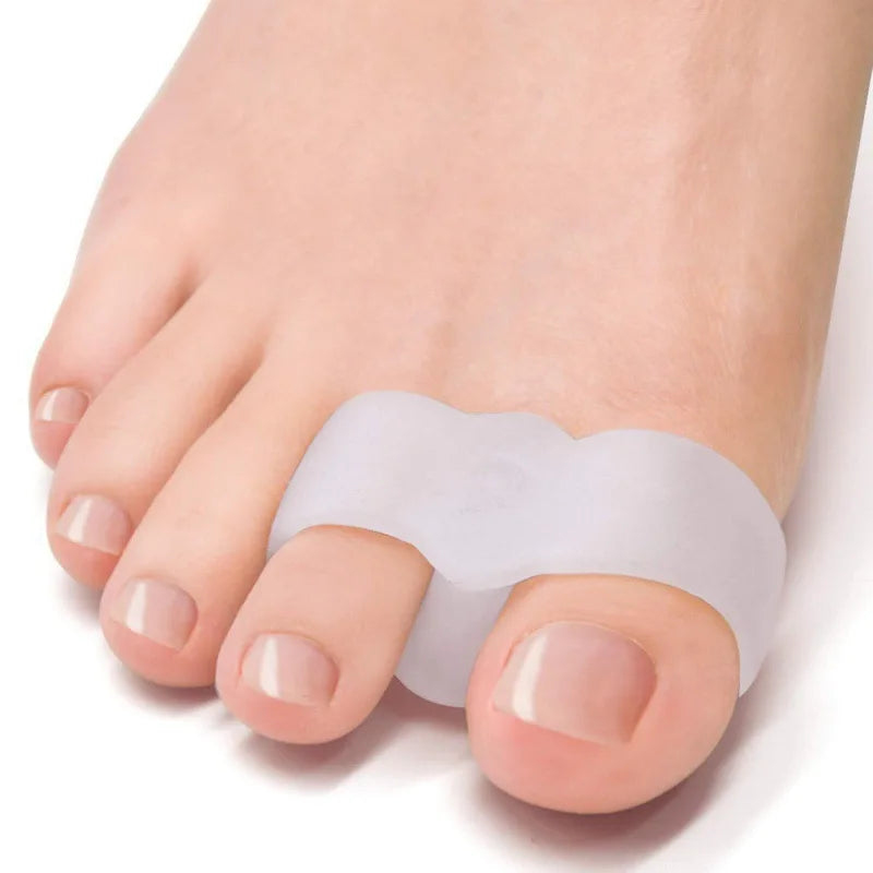 2Pcs Silicone Gel Thumb Corrector Bunion Foot Toe Hallux Valgus Protector Separator Finger Straightener Adjuster Foot Care Tool