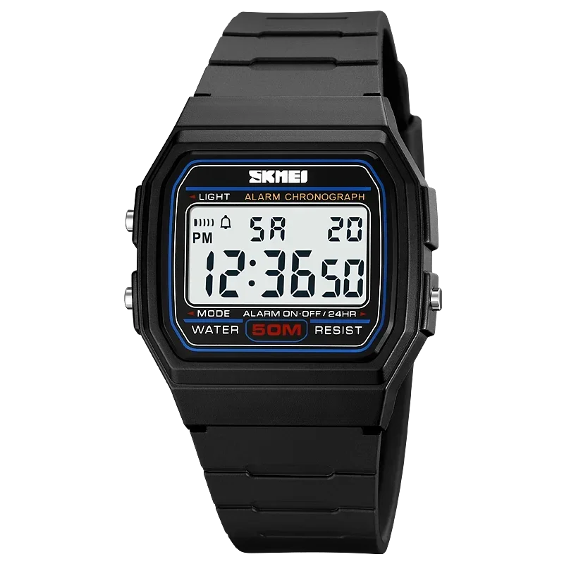 SKMEI Digital Sports Watch for Men Waterproof Chrono LED Display Date Week Mens Wristwatches Military Clock reloj hombre 2042