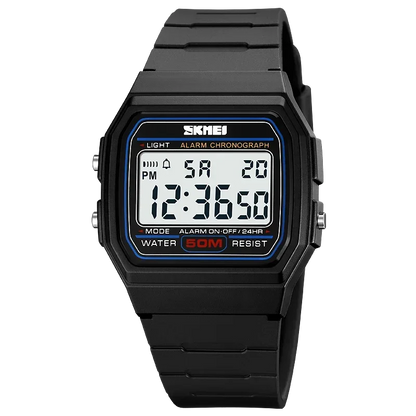 SKMEI Digital Sports Watch for Men Waterproof Chrono LED Display Date Week Mens Wristwatches Military Clock reloj hombre 2042