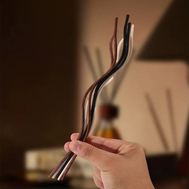 Aromatherapy Sticks Long Wavy Diffuser Stick Rattan Natural Rattan Reed Rods DIY Handmade Fragrance Replacement Refill Sticks