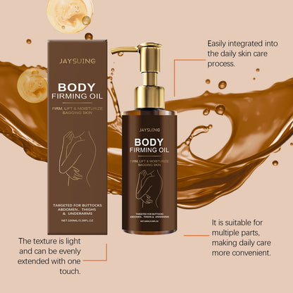 Moisturizing and firming body oil, improves dryness and roughness, easy to absorb during massage, makes skin smooth and radiant