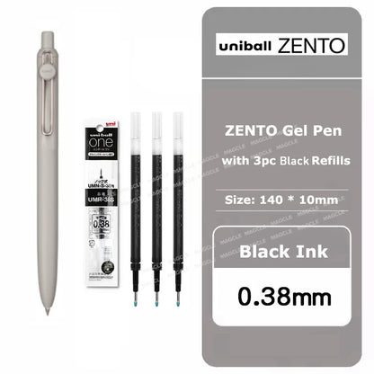 New Uniball Gel Ink Pen 0.5/0.38mm Multiple Colors Rod Smudge-Proof Fine Writing Without Fatigue Notes Journaling Drawing Tools