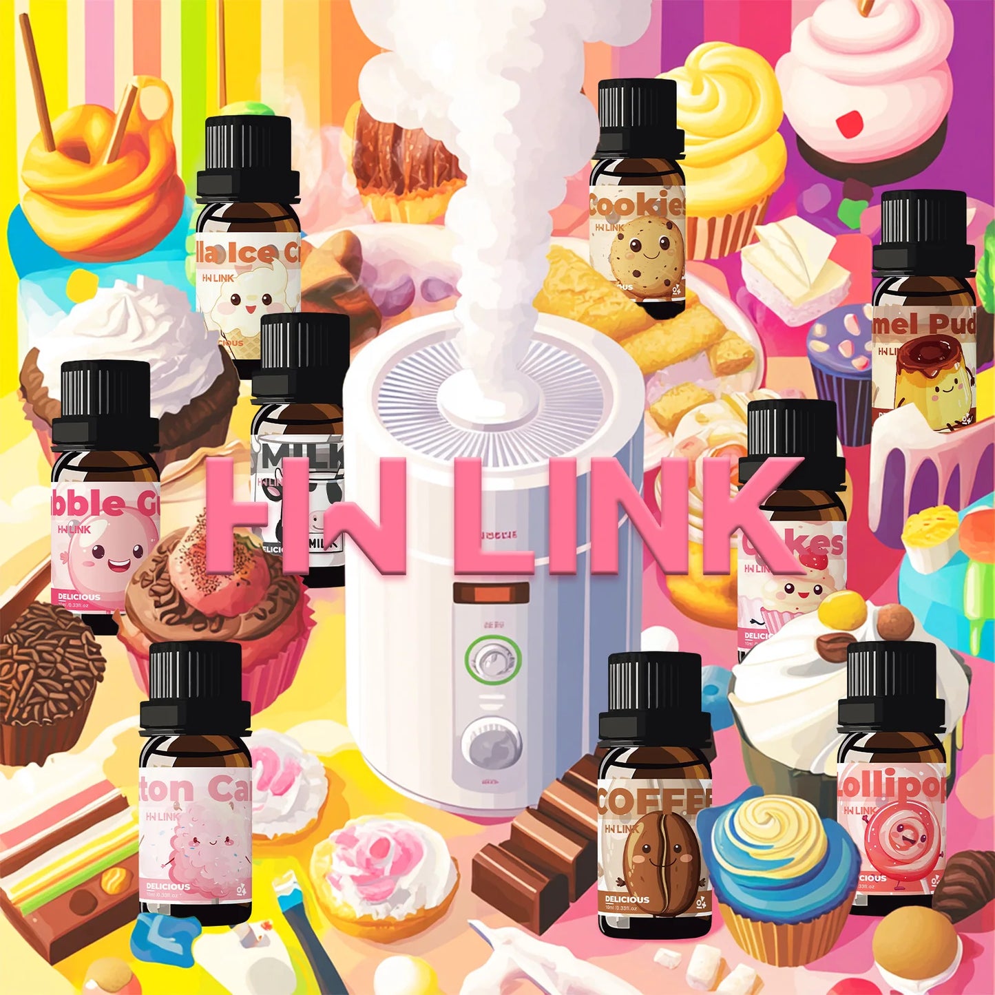 10ml Vanilla Ice Cream Essential Oils Perfumes Fragrance Oils For Aromatherapy Diffusers Home Yoga Skin Care Diy Candle And Soap