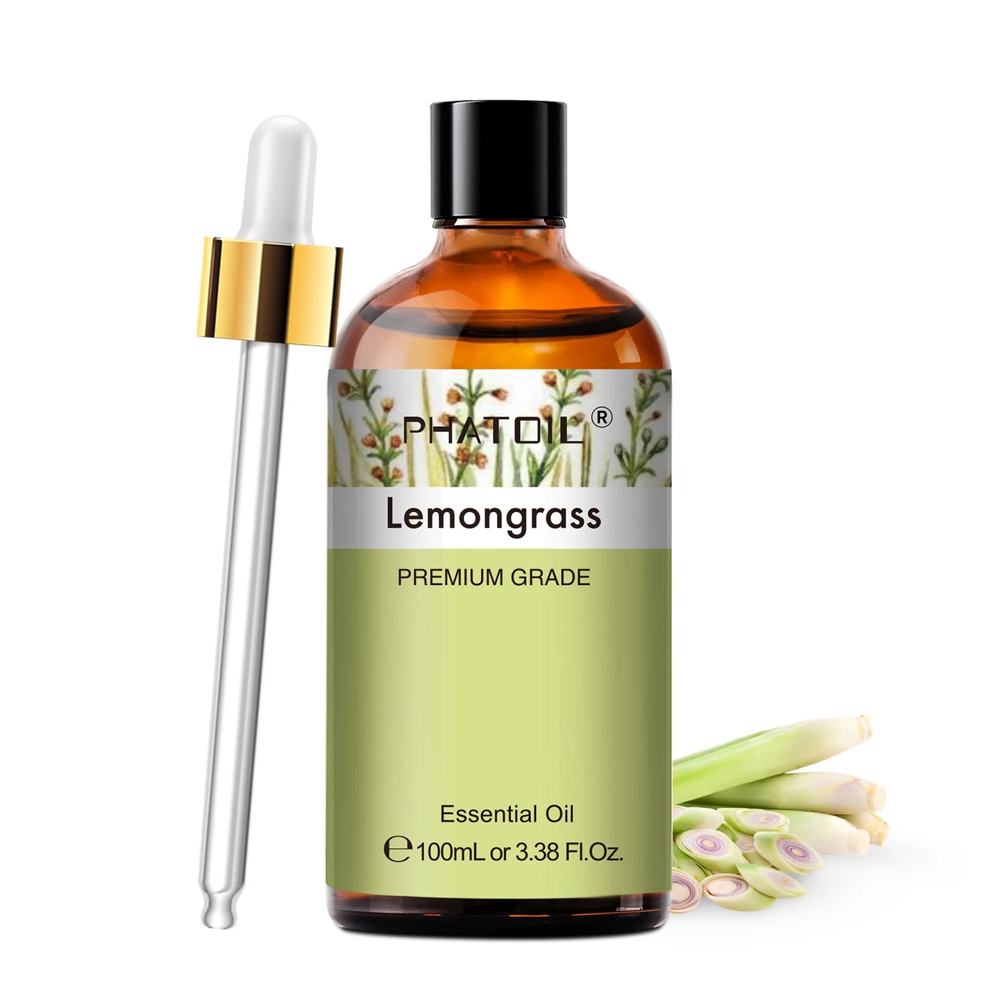 PHATOIL 100ml Aromatherapy Essential Oil-Lavender Rose Vanilla Eucalyptus Sandalwood Pine Needles for Diffuser,Candle Making
