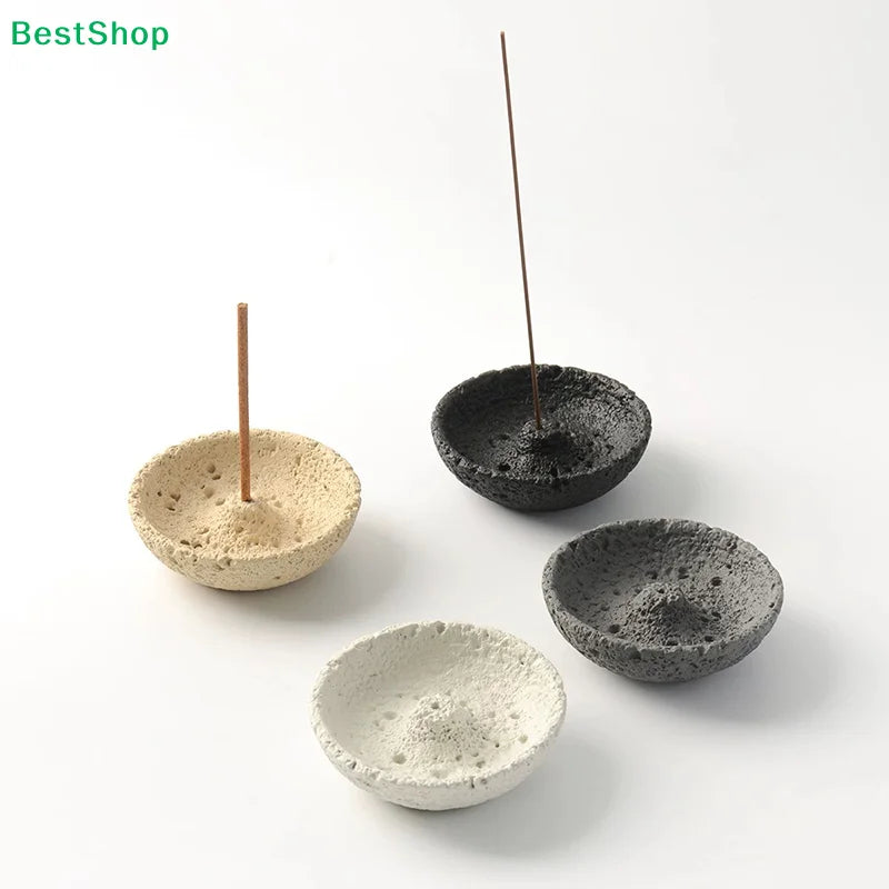 ♥Wind Line Incense Tray Simple Incense Burner Home Indoor Modern Plug In Incense Base Decoration Ornament Ornament