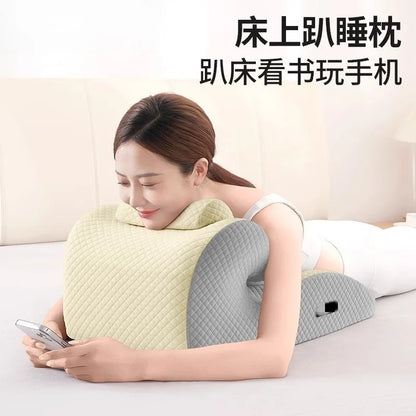 Ergonomic Pillow, Supports Posture in Any Position Cervical Traction Pillows Body Relaxation Anti Snoring, Ideal for Massage
