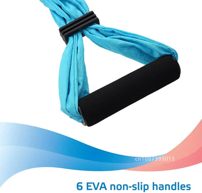 Aerial Yoga Swing with Extension Straps Antigravity Yoga Hammock Aerial Trapeze Sling  Inversion Tool for Home Gym Fitness